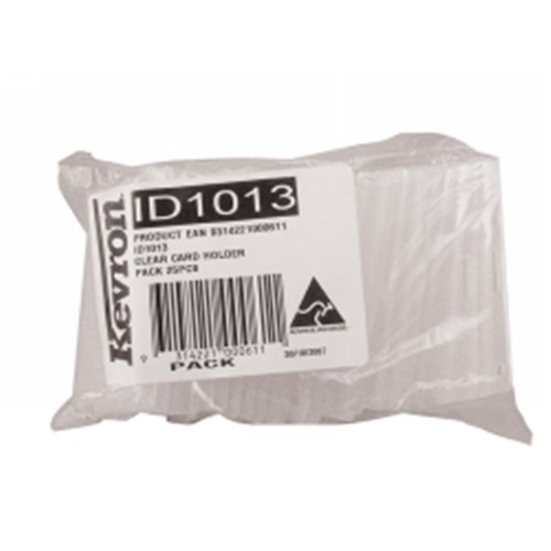 Kevron Card Holder Clear Rigid Landscape ID1013